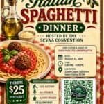 Spaghetti Dinner Special Event Flyer