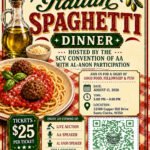 Spaghetti Dinner Special Event Flyer